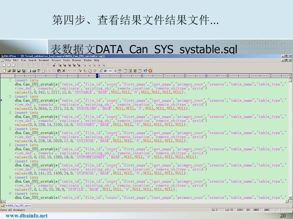 SQL Anywhere恢复工具介绍20